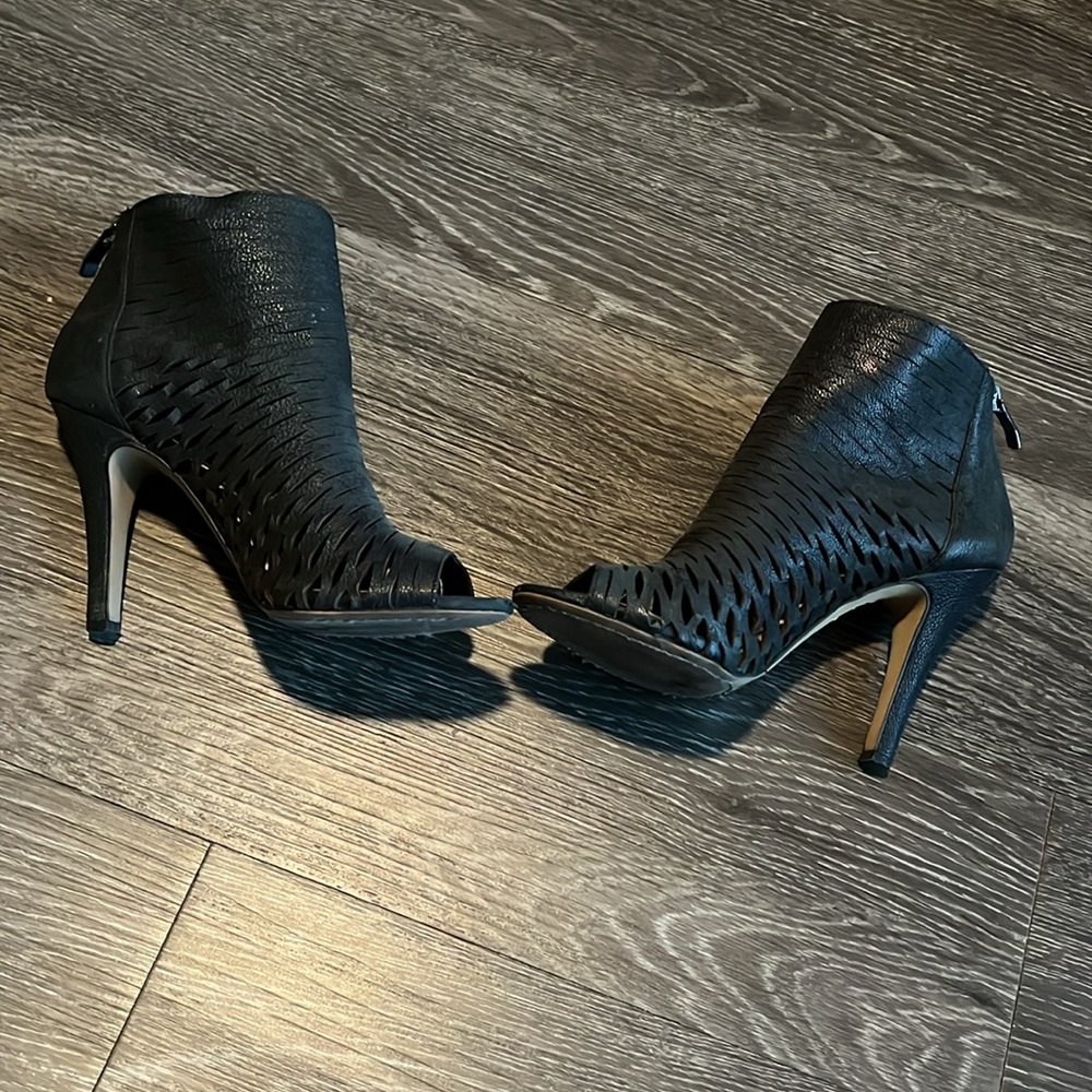 VINCE CAMUTO Open Toe Booties